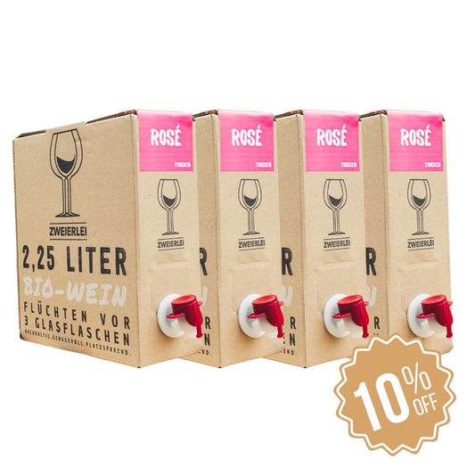 Rosè trocken 4er-Paket